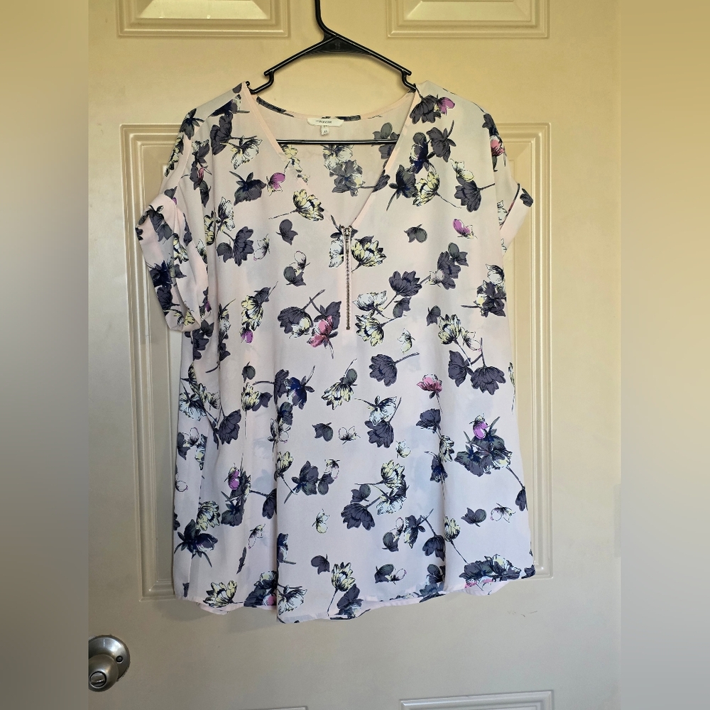Maurices Floral Print Women's Top XL